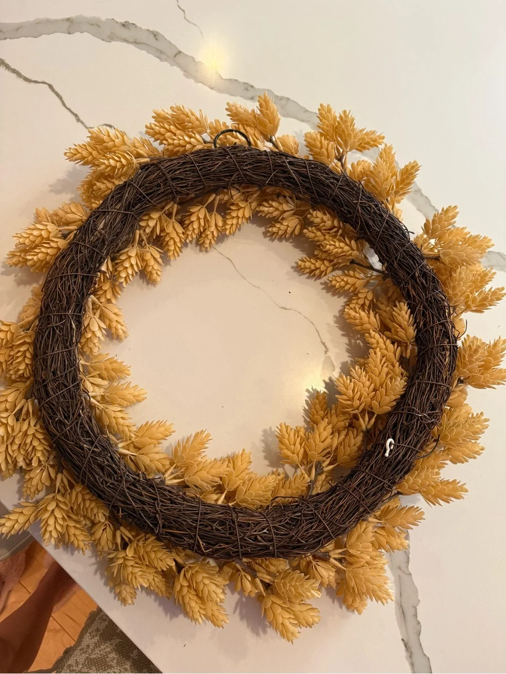 Golden Wheat Fall Wreath